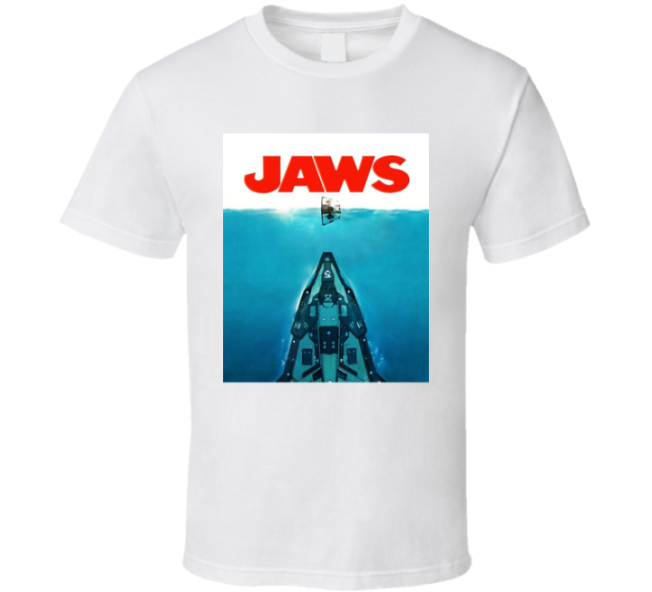 Jaws Ship Parody T Shirt