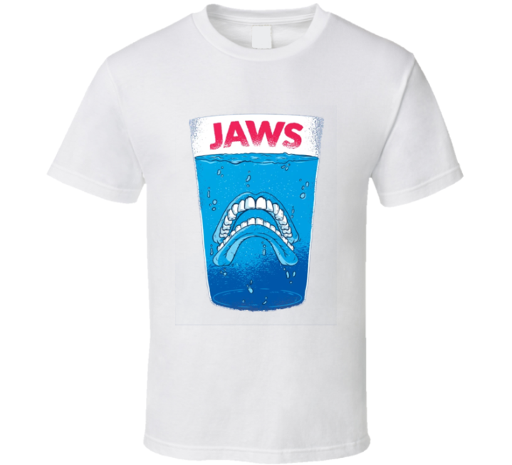 Dentures Jaws Funny Movie Parody T Shirt