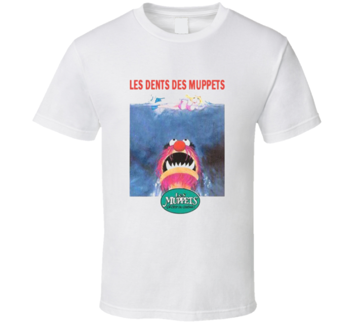 Les Dents Des Muppets Jaws Parody T Shirt