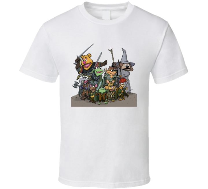 Lord Of The Rings Muppets Parody Crossover T Shirt