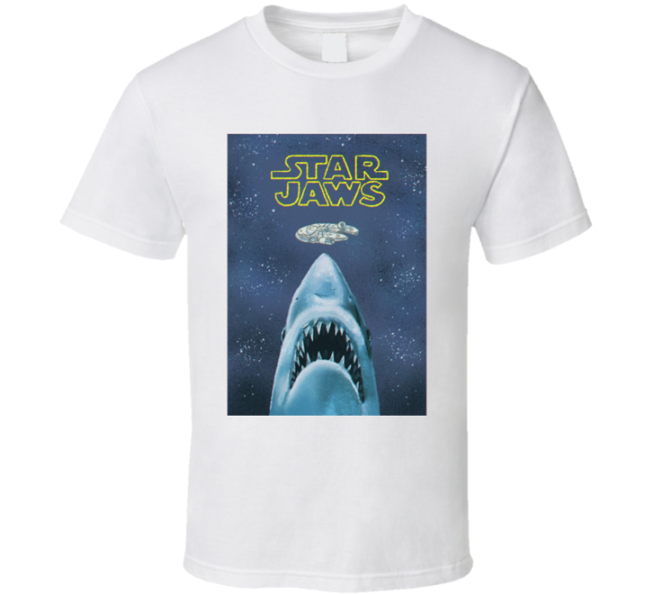 Star Jaws Wars Movie Parody T Shirt