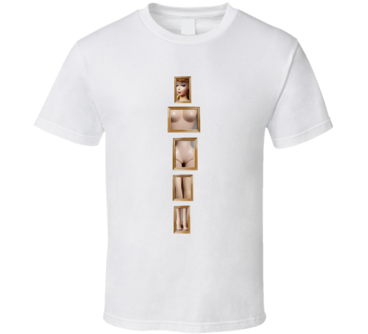 Nude Barbie Doll Mirror T Shirt