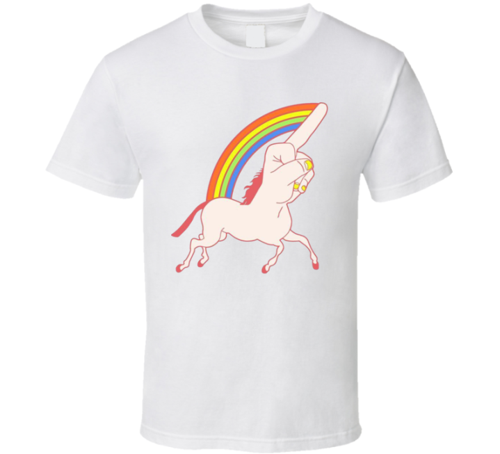 Middle Finger Unicorn Unifuckyou Meme T Shirt