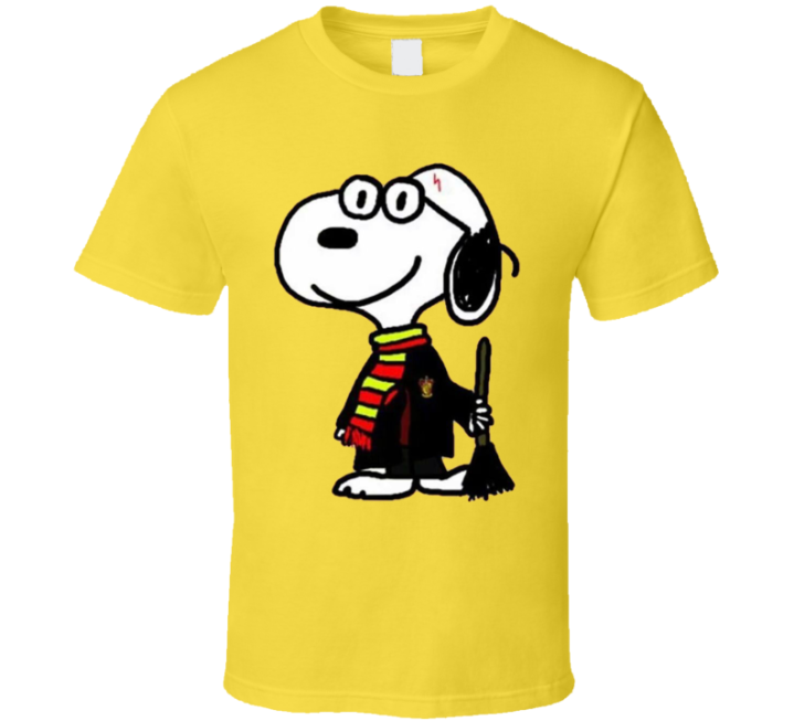 Snoopy Potter Harry Peanuts Parody T Shirt