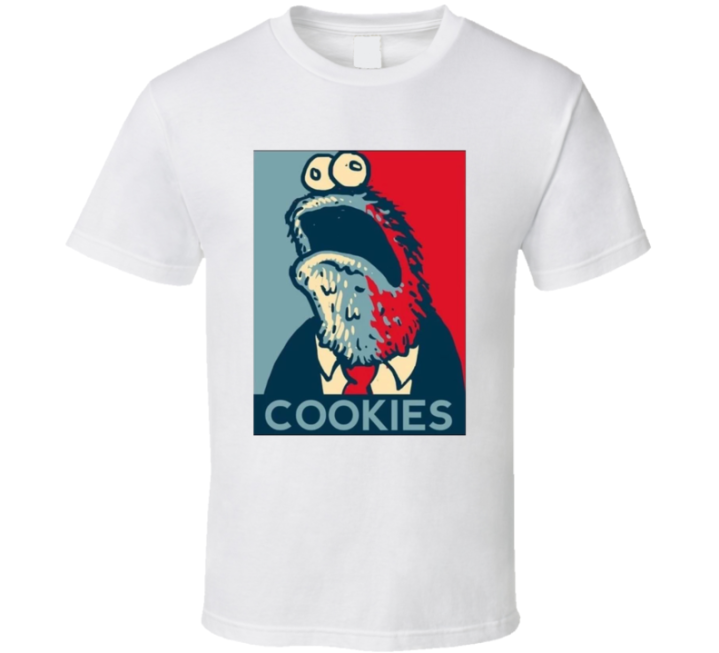 Cookie Monster For Presidents T Shirt