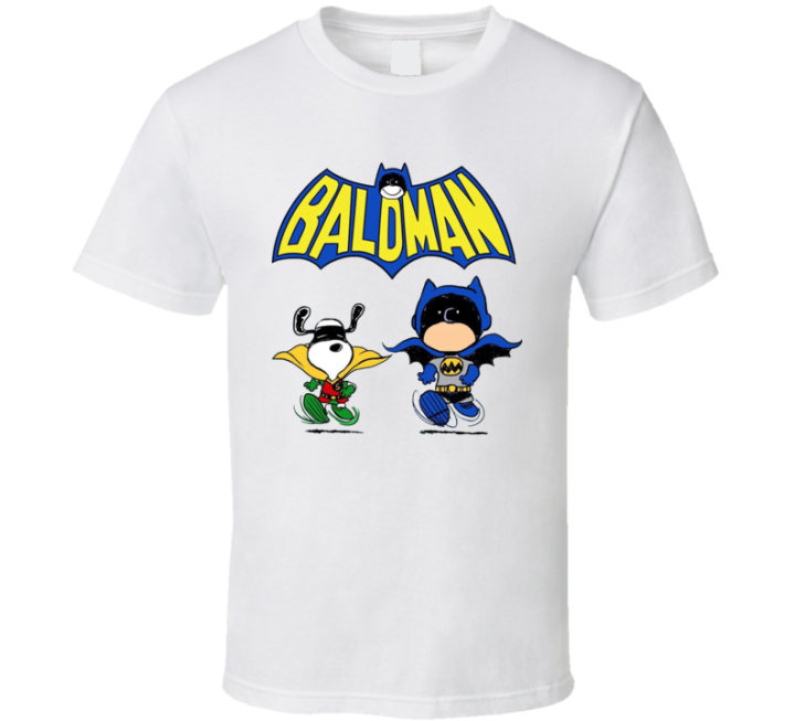 Baldman Snoopy Peanuts Parody T Shirt