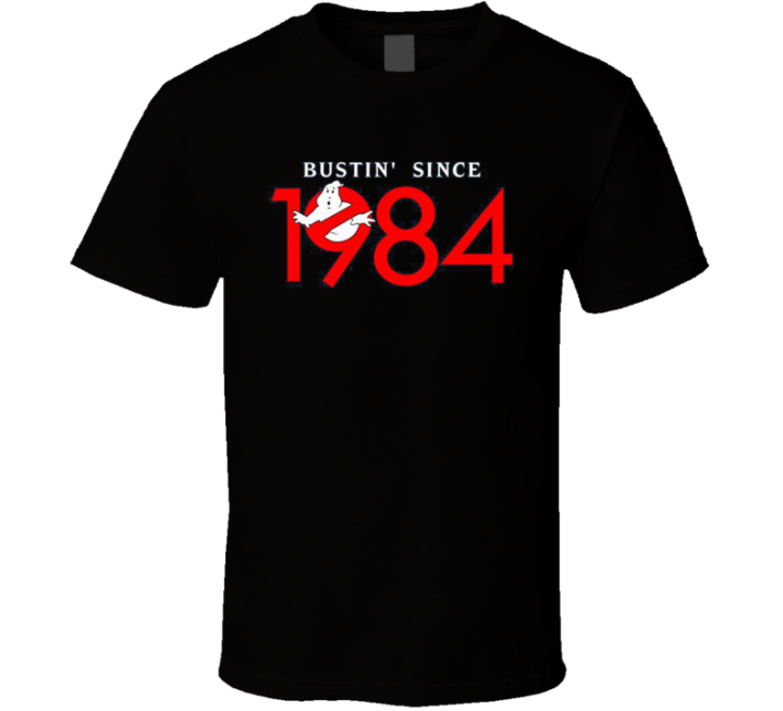 Busting Since 1984 Ghostbusters Parody T Shirt