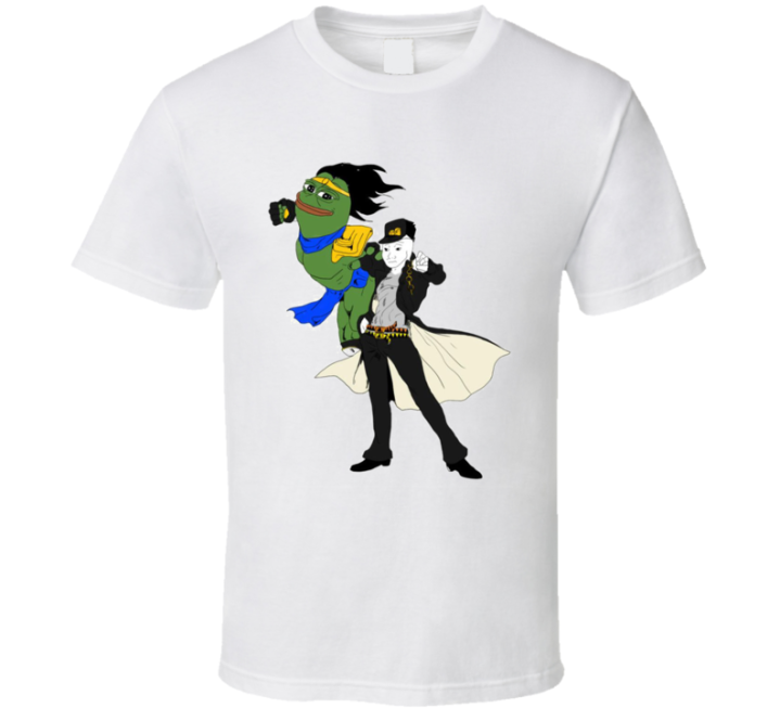 Jojo's Bizzare Adventure Cursed Pepe Meme T Shirt