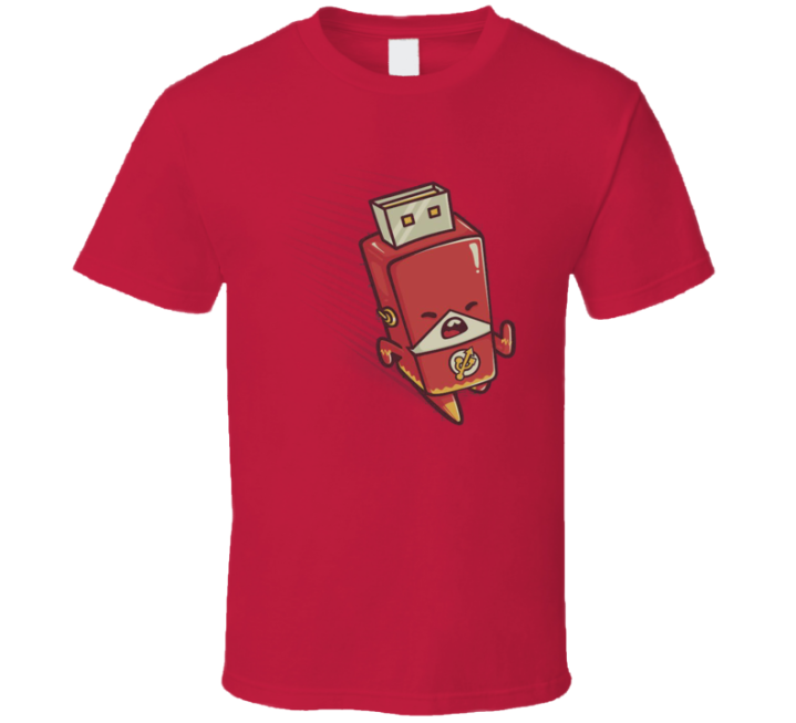 The Amazing Flash Drive Parody T Shirt