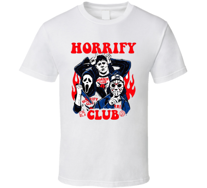 Horrify Club Horror Movie Hellfire Halloween Parody T Shirt