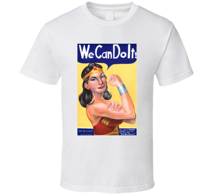 We Can Do It Wonder Woman Parody T Shirt