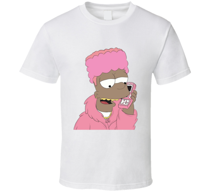 Bart Simpsons Cameron Pink Parody T Shirt