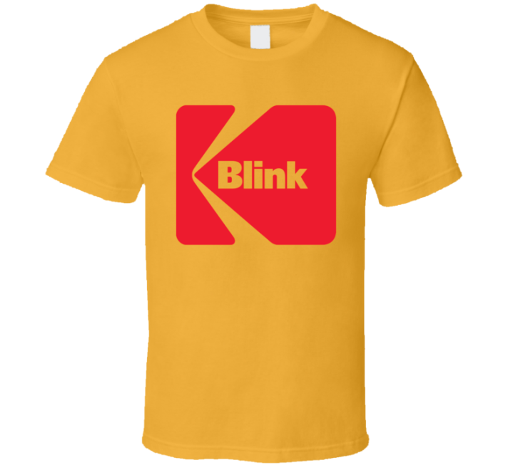 Blink Kodak Photo 90s Retro Parody T Shirt