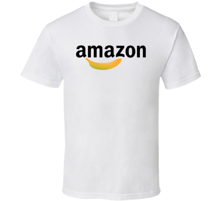 Amazon Banana Logo Parody T Shirt