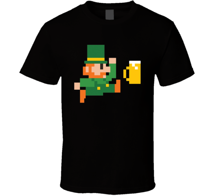 Super Mario Beer Run Parody T Shirt