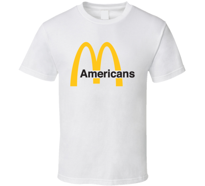 Mcdonalds Americans Parody T Shirt