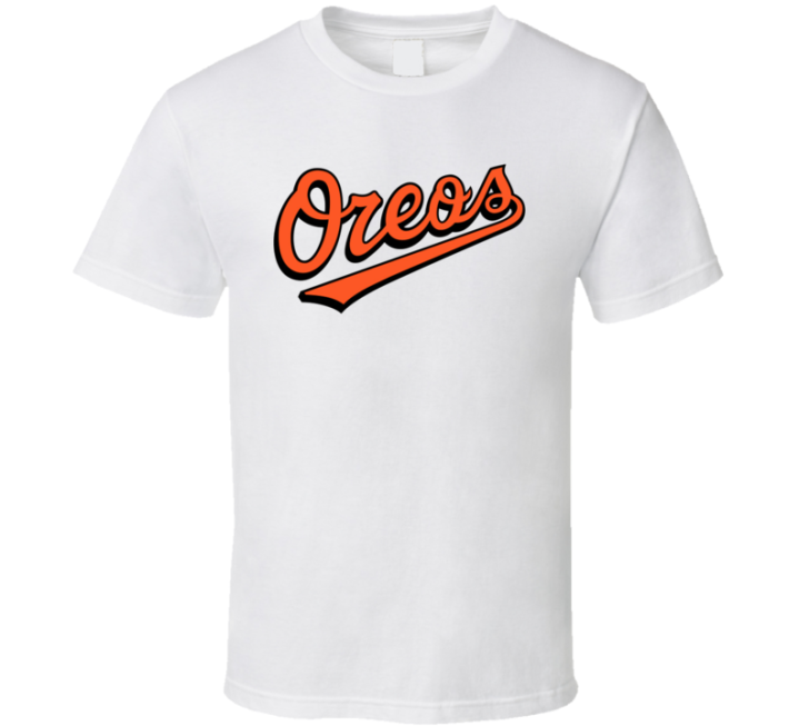 Baltimore Oreos Orioles Funny Parody Baseball T Shirt