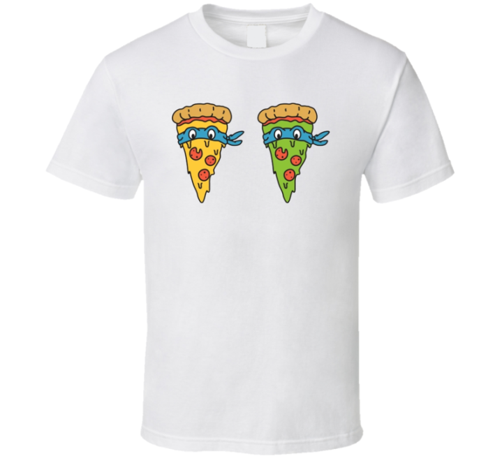 Teenage Mutant Ninja Turtles Pizza Parody T Shirt