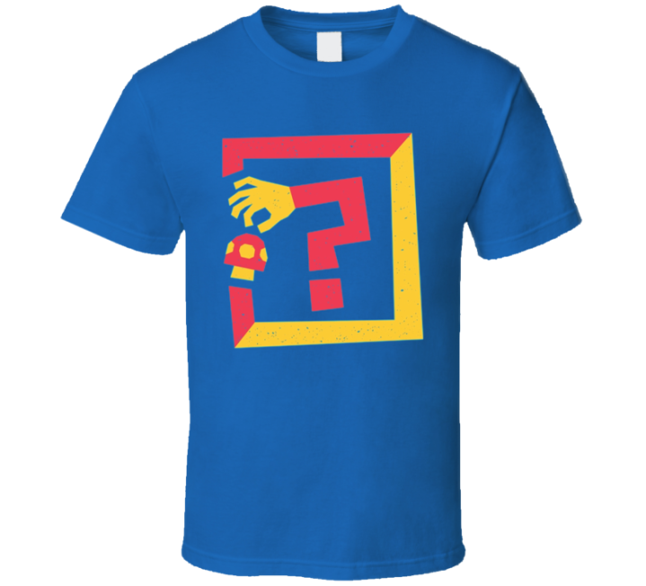 Blockbuster Mario Mystery Box Mushroom T Shirt