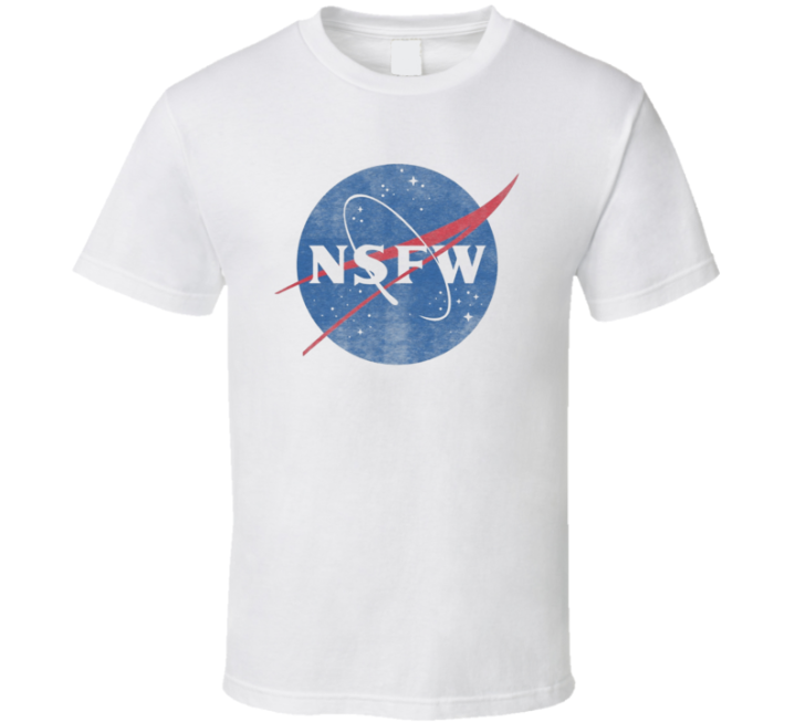 Nsfw Nasa Logo Parody T Shirt