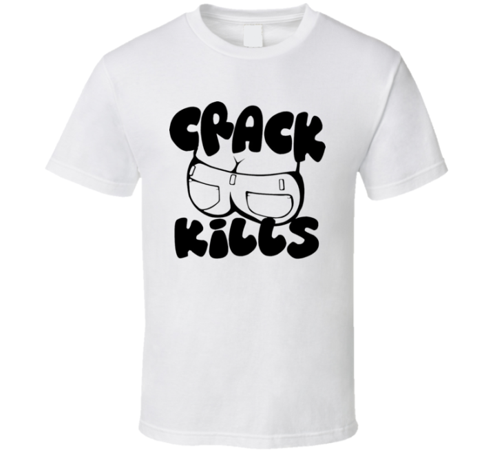 Ass Crack Kills Meme T Shirt