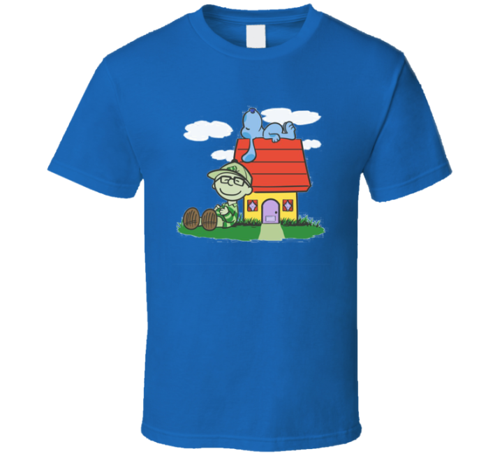 Blues Clues Snoopy Peanuts Parody T Shirt