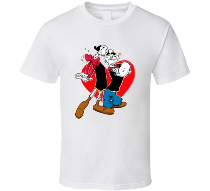 Popeye X Olivia Valentines Day T Shirt