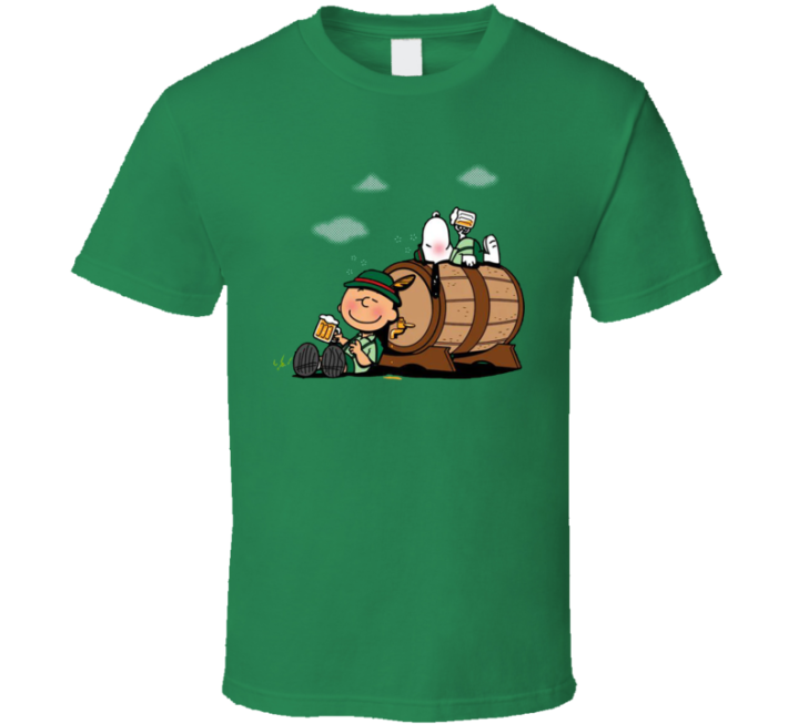 Snoopy Peanuts St Patrick's Day Beer T Shirt