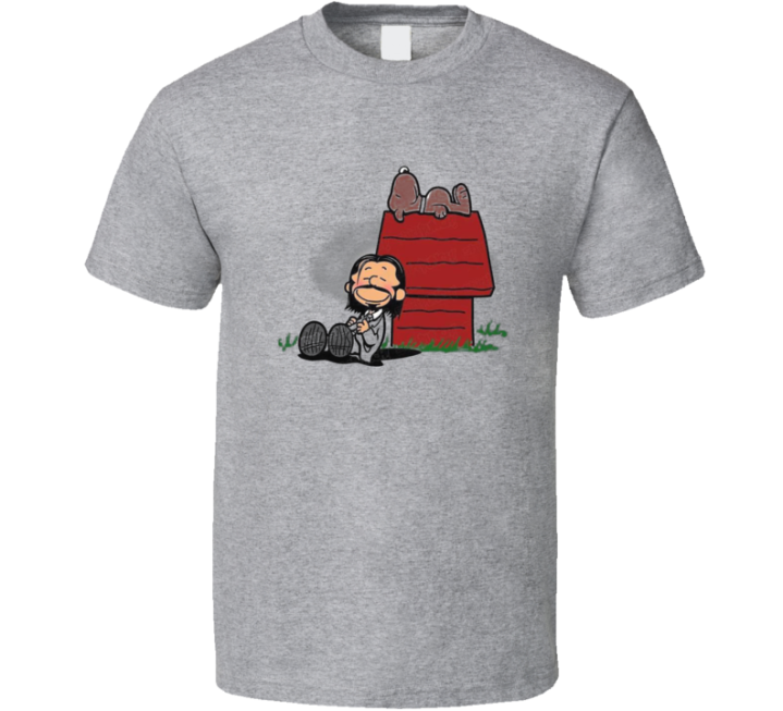 John Wick Snoopy Peanuts Parody T Shirt