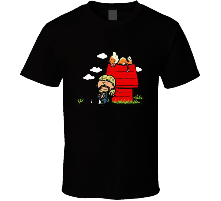 Tiger King Peanuts Snoopy Parody T Shirt