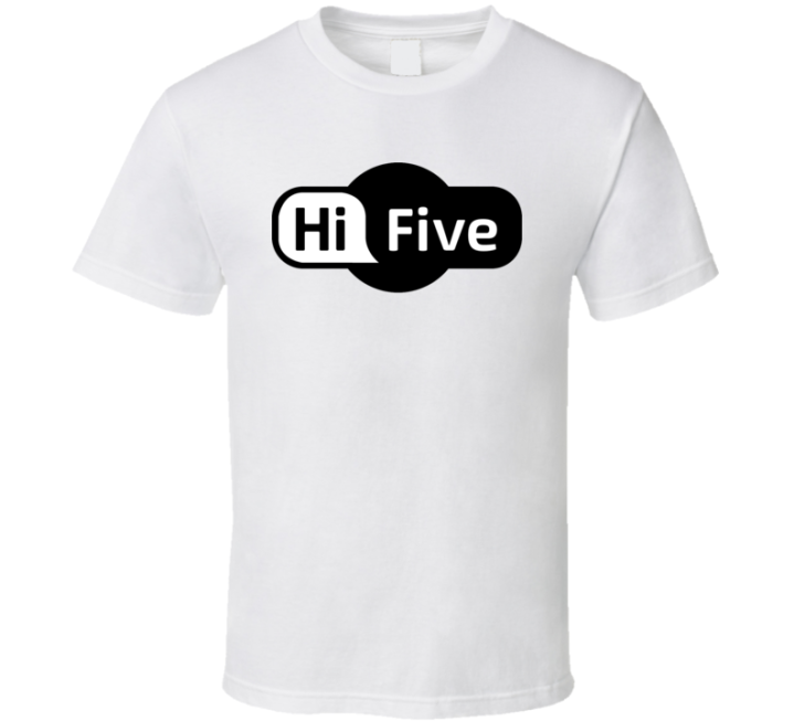 Hi Five Wifi Logo Parody T Shirt