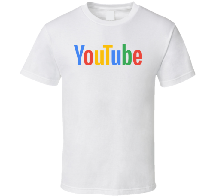 Youtube Google Logo T Shirt