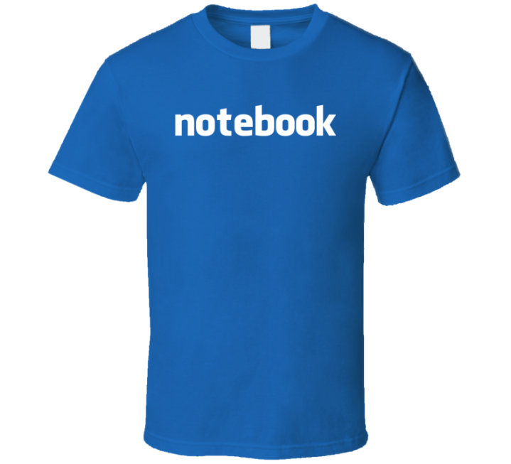 Notebook Facebook Parody T Shirt