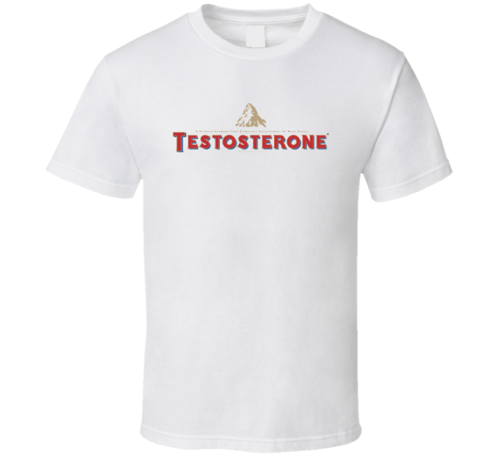 Toblerone Testosterone Parody T Shirt