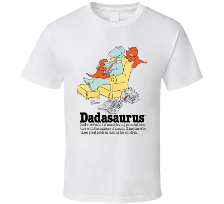 Dadasaurus 80s 90s Retro Vintage Saurus Gang Dino Father's Day Gi