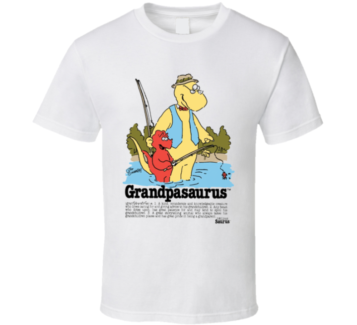 Grandpasaurus 80s 90s Retro Vintage Saurus Gang Father's Day  Din