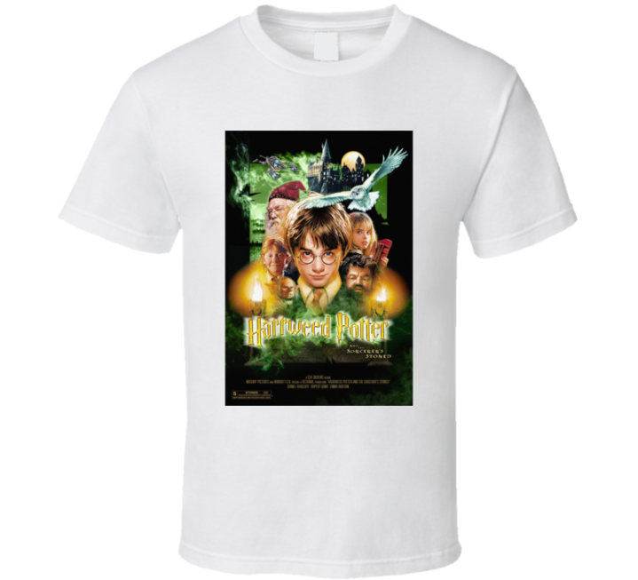 Harrweed Harry Potter Stoned Marijuana Parody T Shirt