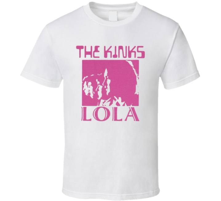 Kinks Lola Vintage Style 60s Rock Legends Tour T Shirt