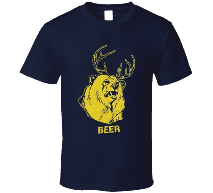 Half Deer Bear Beer Iasip T Shirt