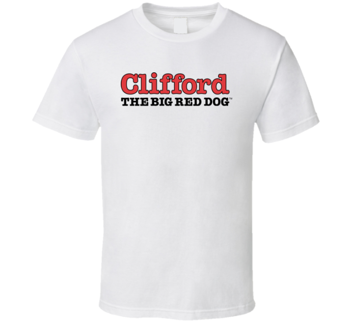 Clifford The Big Red Dog Oldschool Retro T Shirt