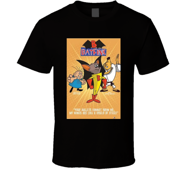 Batfink Old School 80s Cartoon Tv T Shirt