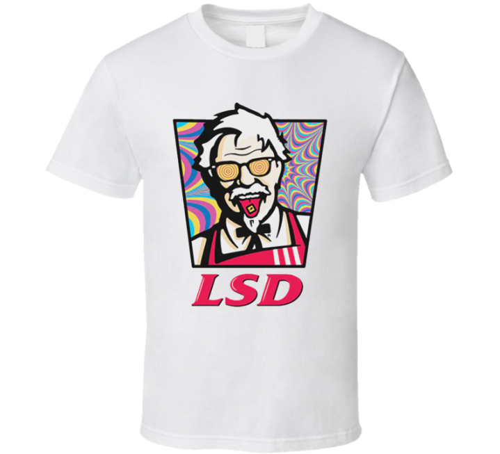 Lsd Kfc Parody Meme Drugs T Shirt