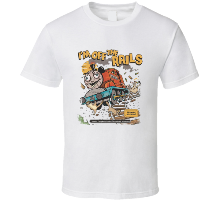 Thomas The Train Off The Rails Parody T Shirt