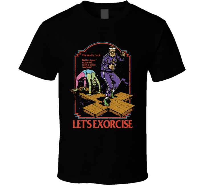 Let's Exorcise Gym Jesus Devil T Meme T Shirt