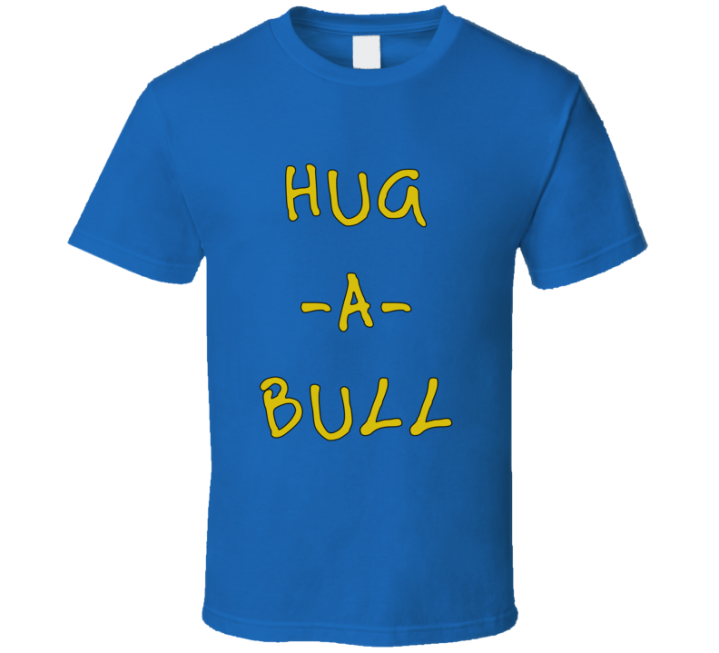 Hug A Bull Huggable Simpsons Parody T Shirt