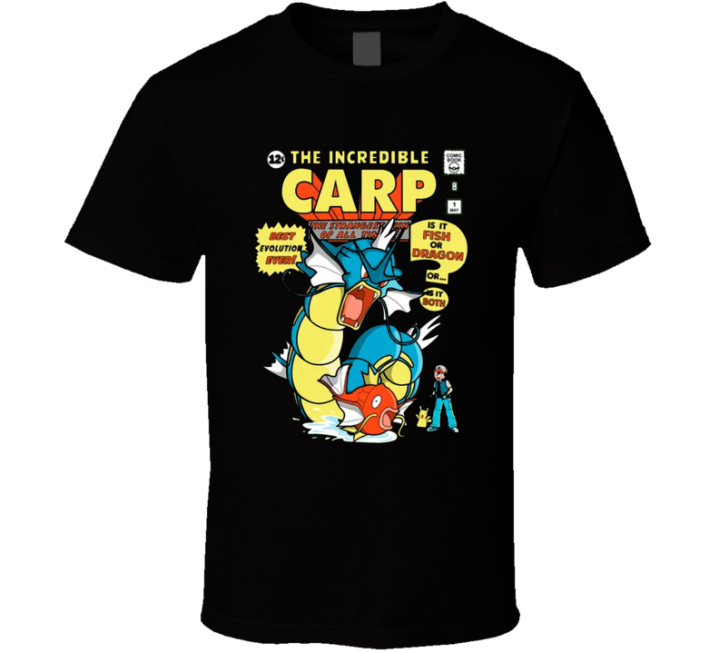 The Incredible Carp Pokemon Parody T Shirt