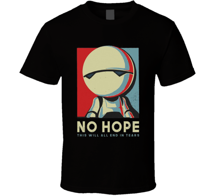 No Hope Marvin Paranoid Android T Shirt