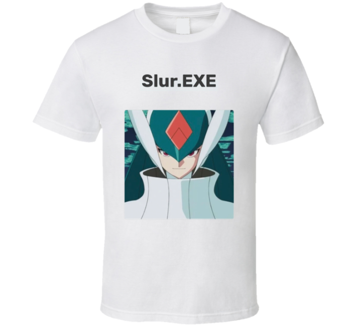 Slur Exe Megman Parody Meme T Shirt