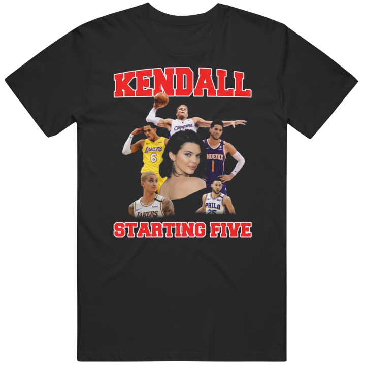 Kendall Jenner Staring Five T Shirt