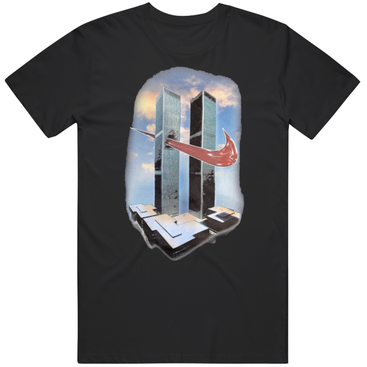 Twin Towers Bootleg Nike 911 T Shirt